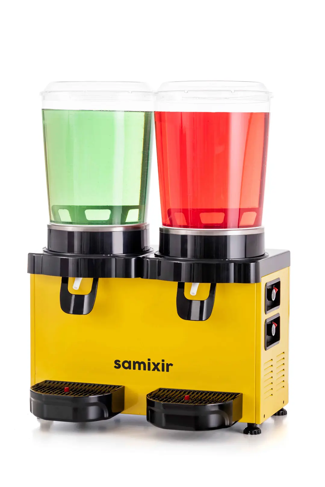 Samixir Panaromik Twin Soğuk İçecek Dispenseri (10+10 LT) Sarı
