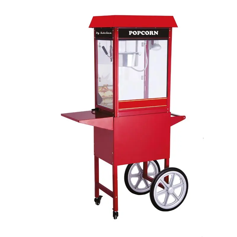 Arabalı Popcorn Mısır Patlatma Makinesi