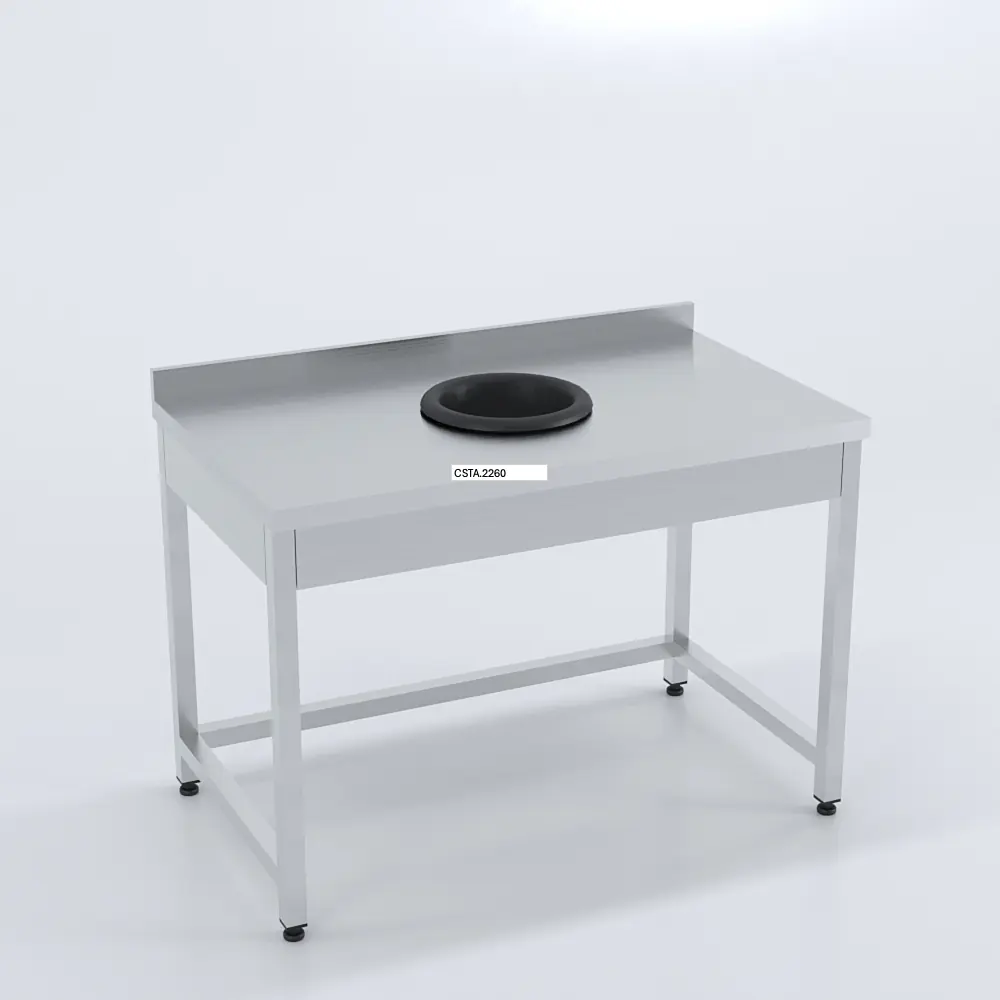 Çöp Sıyırma Tezgahı 90x60x85