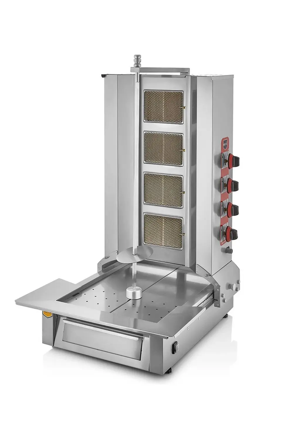 4 Radyanlı Alttan Motorlu Gazlı (CE) Döner Ocağı