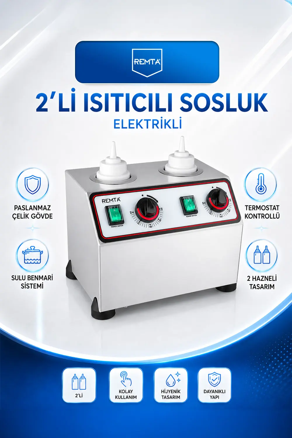2'li Isıtıcılı Sosluk
