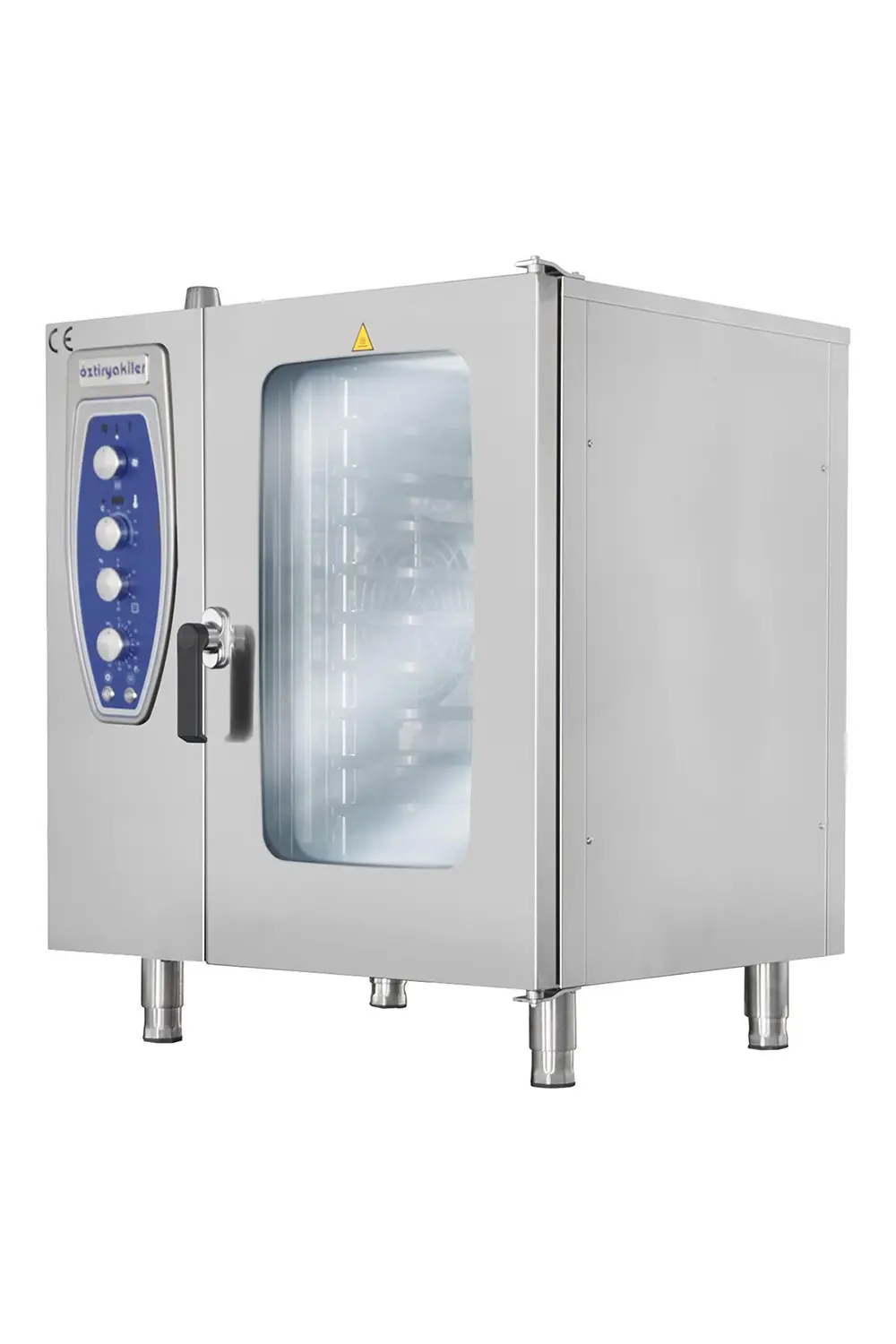 Konveksiyonlu Sanayi Tipi Fırın Elektrikli 6xGN 1/1 Kızaklı