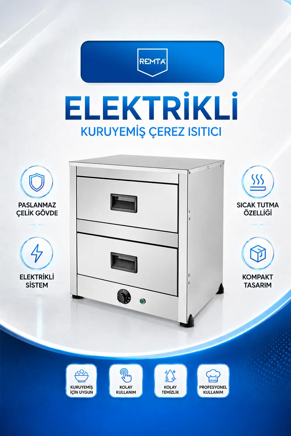 Kuruyemiş Çerez Isıtıcı - ELEKTRİKLİ
