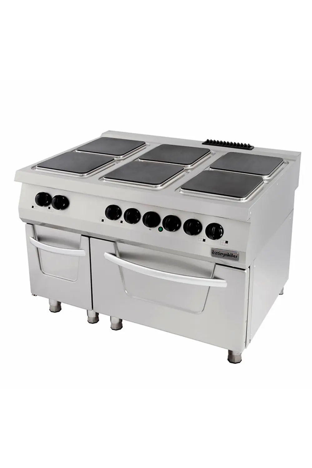 Kuzine Fırınlı 900 Seri Elektrikli 6 Kare Plate 120x90x85