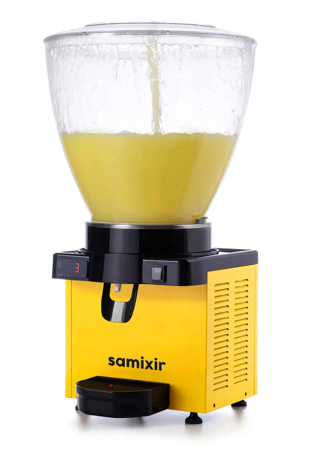 Samixir Panaromik Dijital Soğuk İçecek Dispenseri (40 LT) Sarı