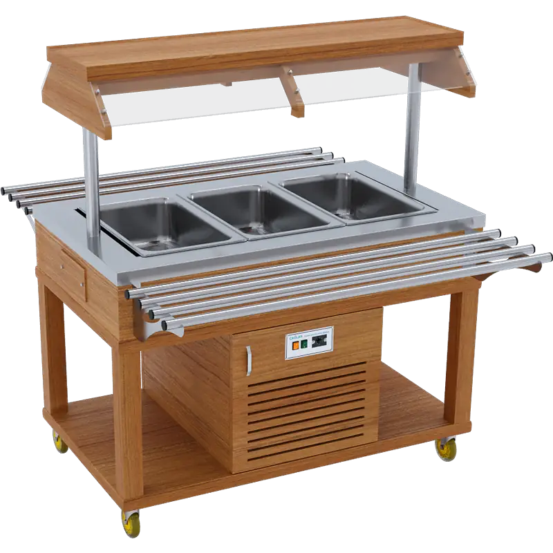 Salata Barı 120x70x85/135