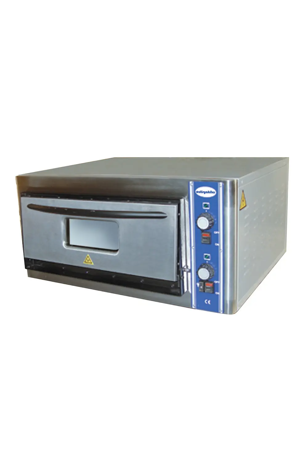 Sanayi Tipi Pizza Fırını 24 cm 5 Pizza Kapasiteli Elektrikli Tek Katlı