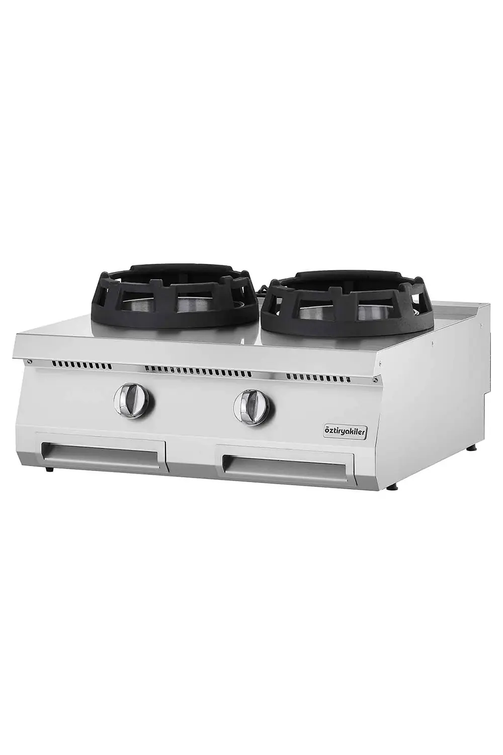 Wok Ocak Set Üstü 700 Seri İkili Gazlı 80x70x30-28 Kw