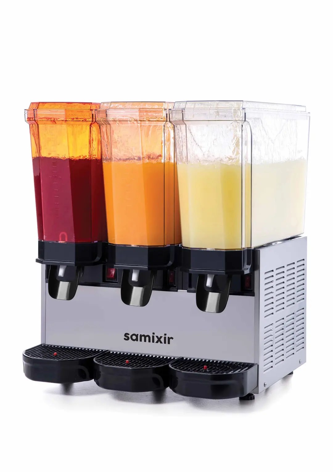 Samixir Klasik Triple Soğuk İçecek Dispenseri (20+20+20 Lt) Fıskiyeli, Inox