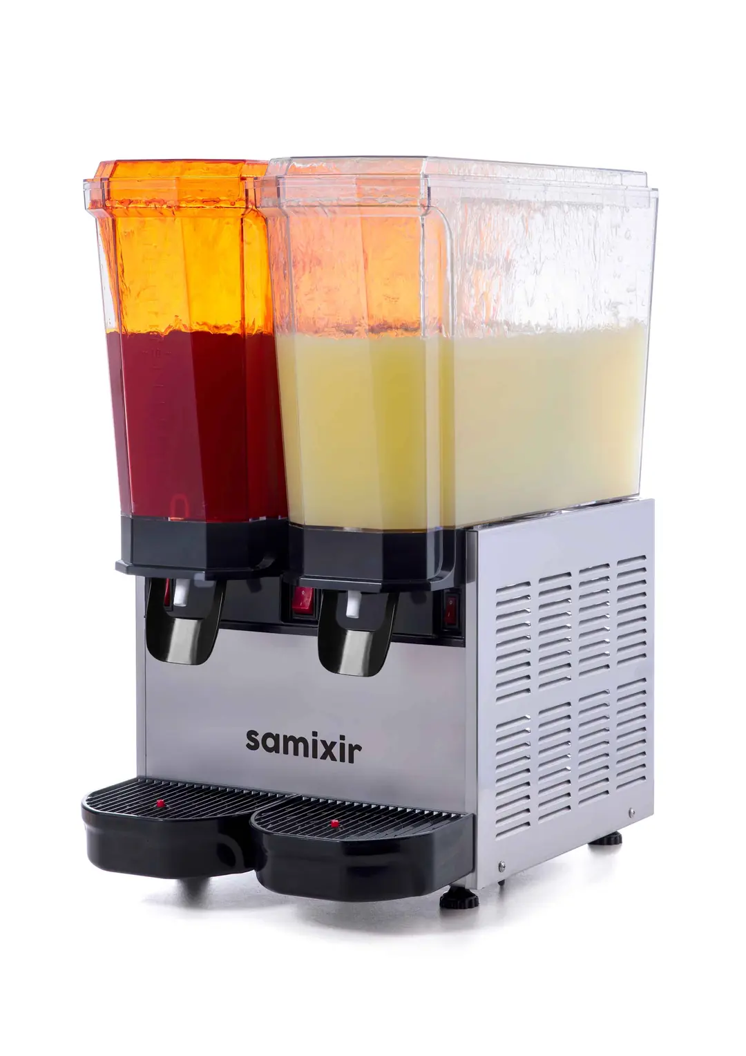 Samixir Klasik Twin Soğuk İçecek Dispenseri (20+20 Lt) Fıskiyeli, Inox
