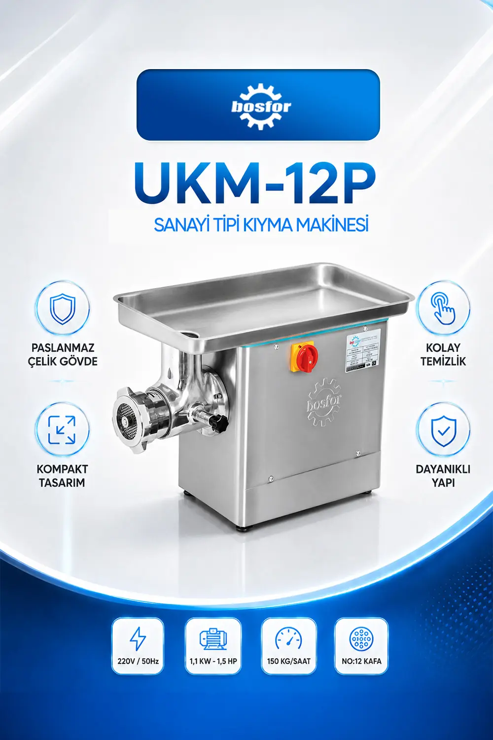 UKM -12P KIYMA MAKİNASI