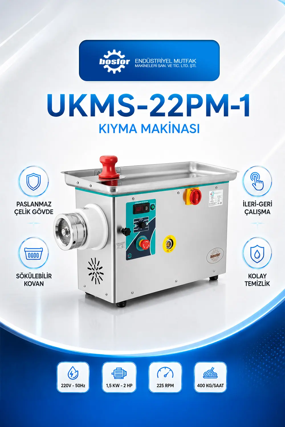 UKMS-22PM-1 KIYMA MAKİNASI