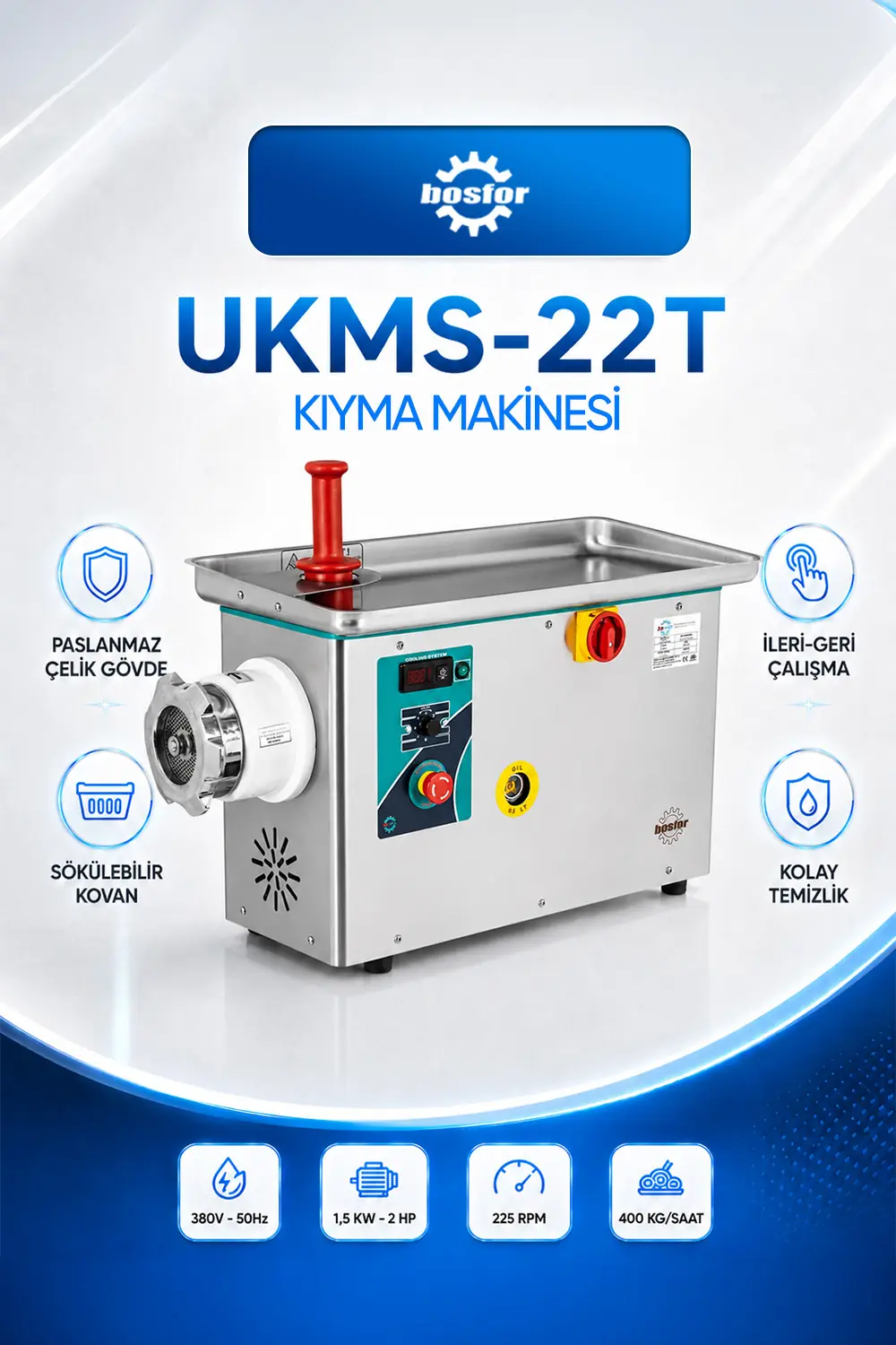 UKMS-22T KIYMA MAKİNASI
