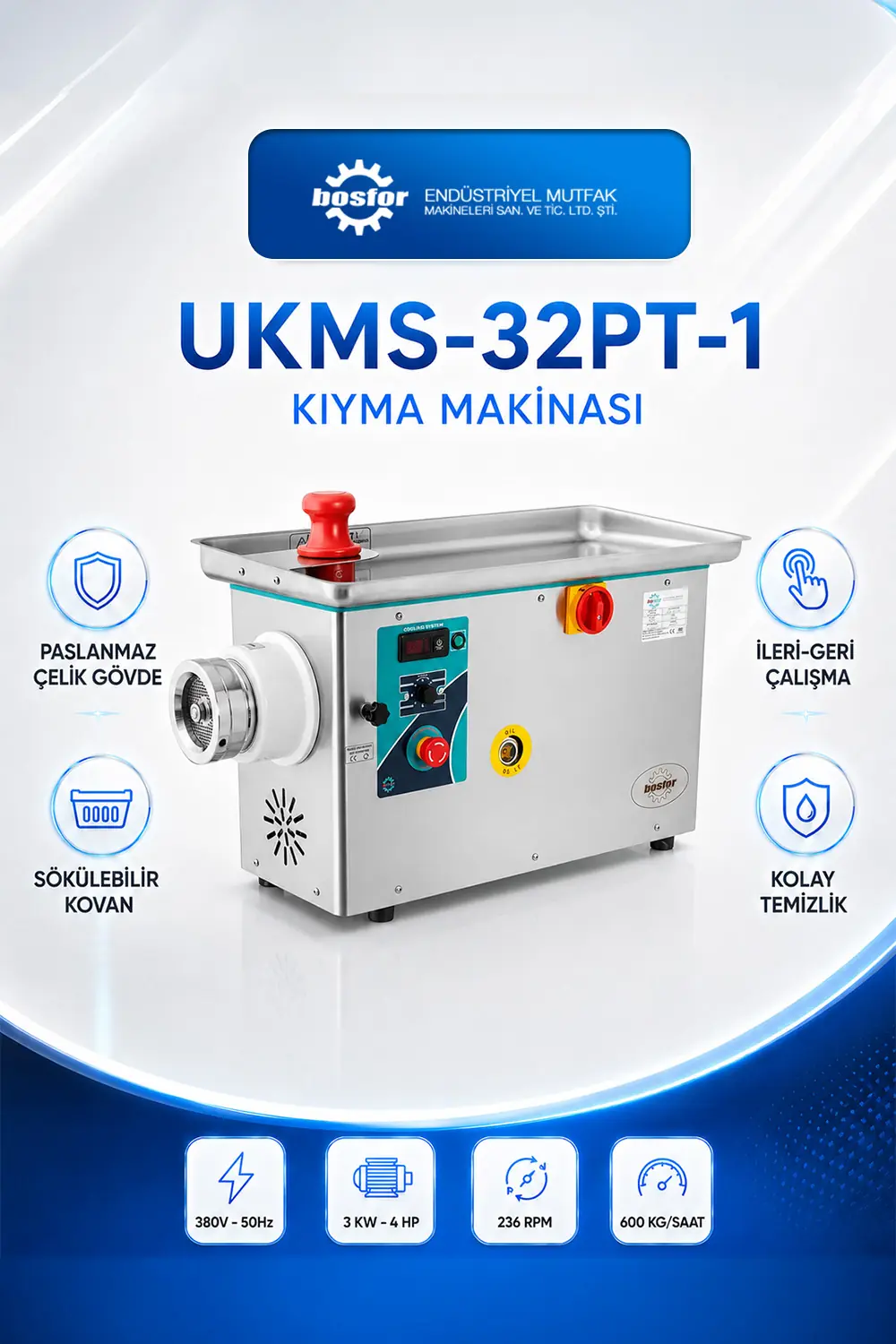 UKMS-32PT-1 KIYMA MAKİNASI
