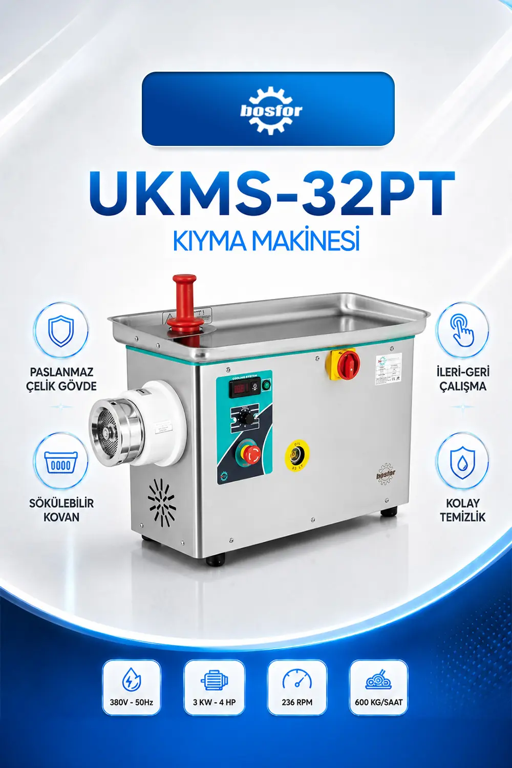 UKMS-32PT KIYMA MAKİNASI