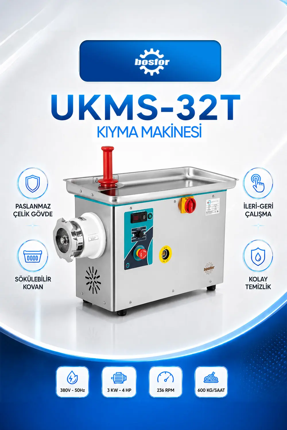 UKMS-32T KIYMA MAKİNASI