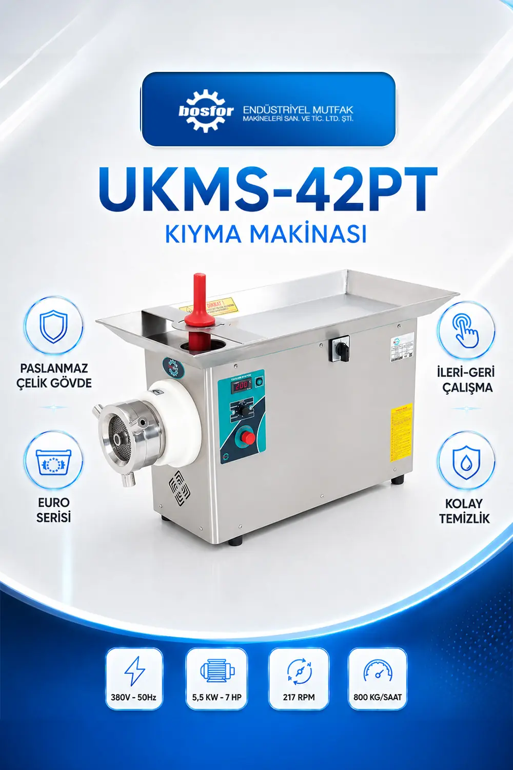 UKMS-42PT KIYMA MAKİNASI