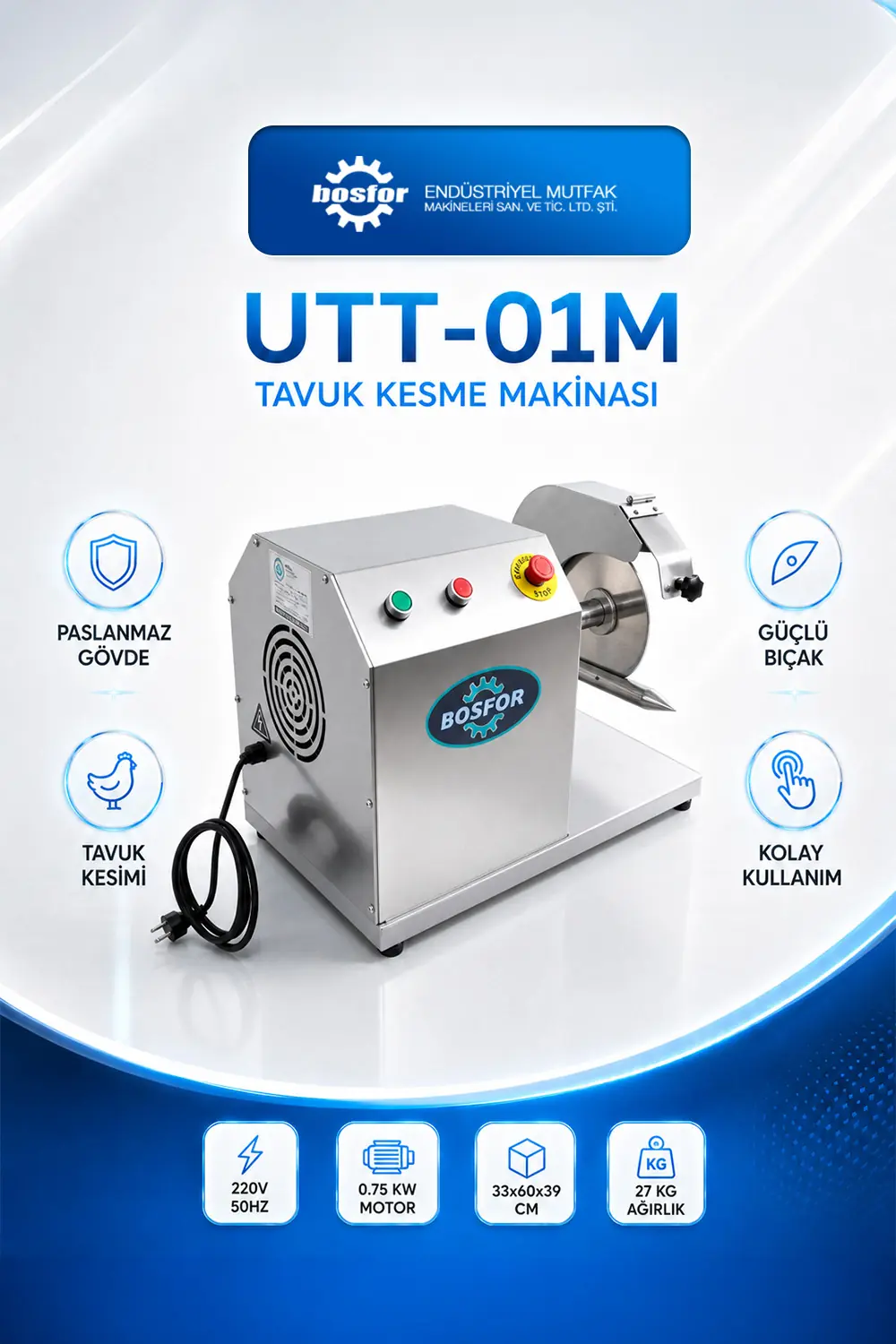 UTT-01M TAVUK KESME MAKİNASI